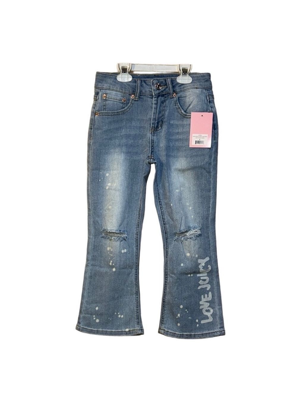 Juicy Couture Light Wash Mid Rise Kick Flare Jeans NWT